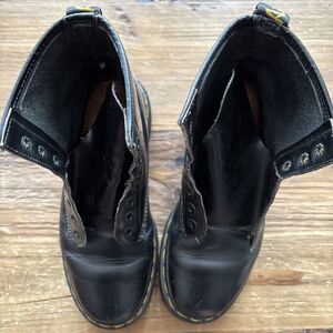 Vintage Original Dr. Martens England Moto Biker Combat Boots Festival Grunge Sz6